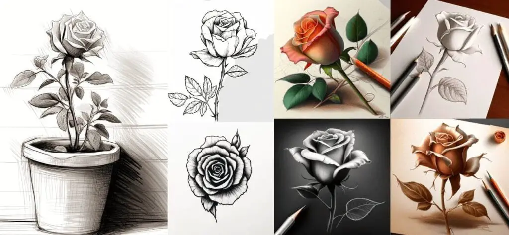Pencil Drawings of Flowers A Detailed Guide to Creating Botanical Beauty