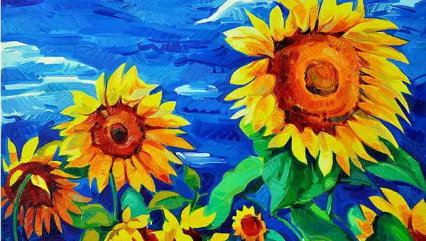 Sunflower Painting Capturing Nature's Radiance