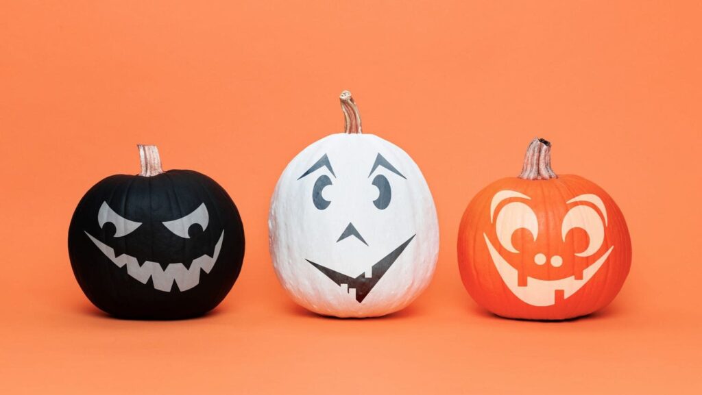 Unleash Your Creativity with Pumpkin Face Template Carving Delight into Halloween
