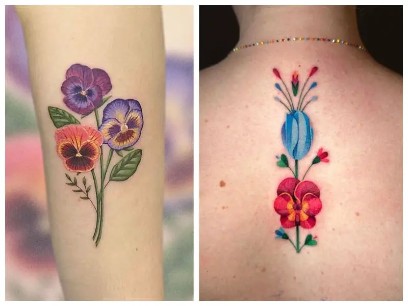 Unlocking the Enchantment Wildflower Tattoo Inspirations