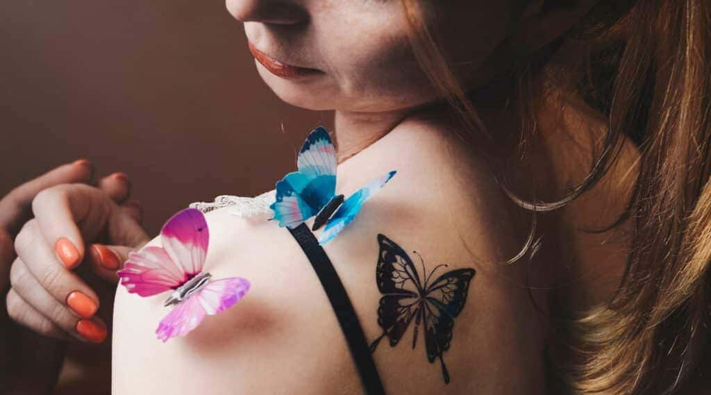 Unveiling the Beauty Butterfly Flower Tattoo