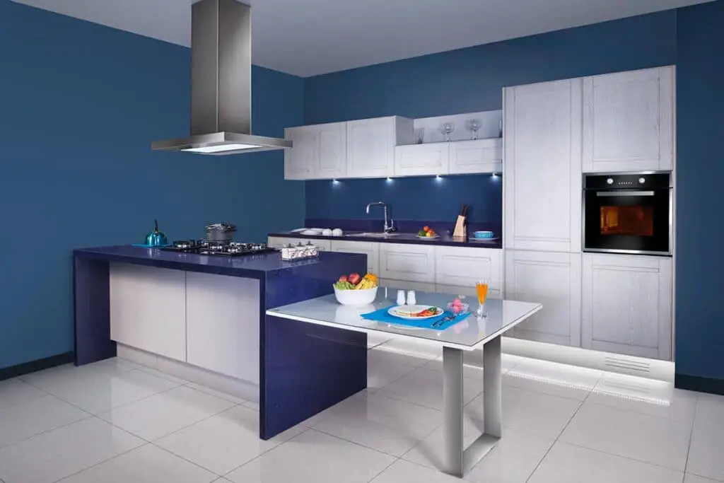 Blue and White Kitchen Cabinets A Trendy Choice for Modern Homes