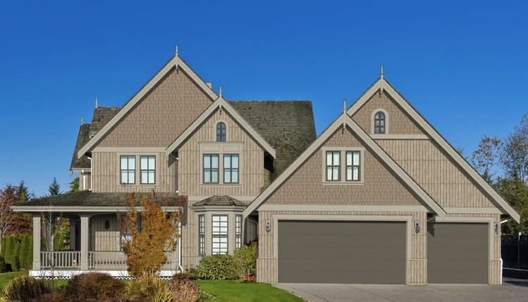 Brown Roof Houses Blending Tradition with Modern Design