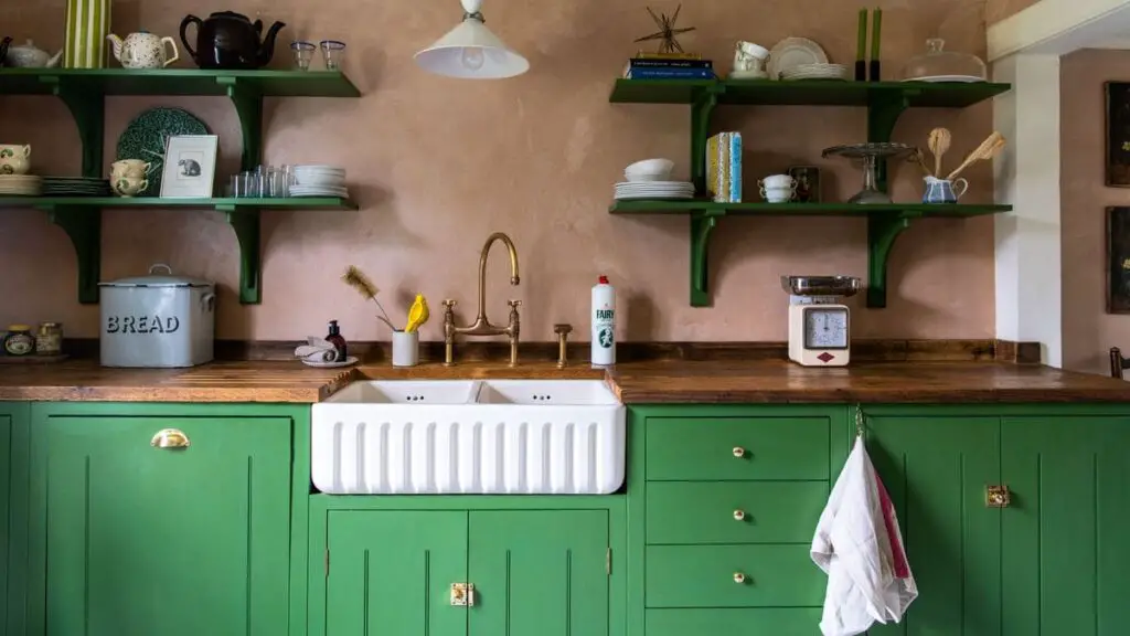 Transform Your Space Embrace the Charm of a Pink and Green Kitchen